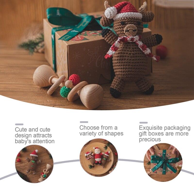 Baby Christmas Rattles Toys - Puritific