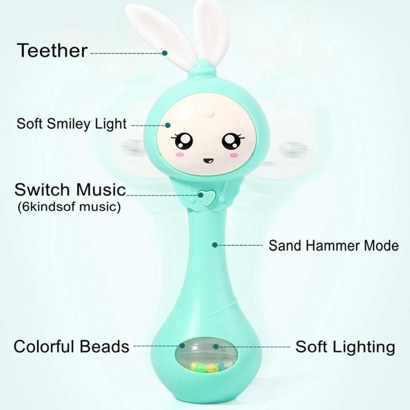 Baby Music Flashing Rattle - Puritific