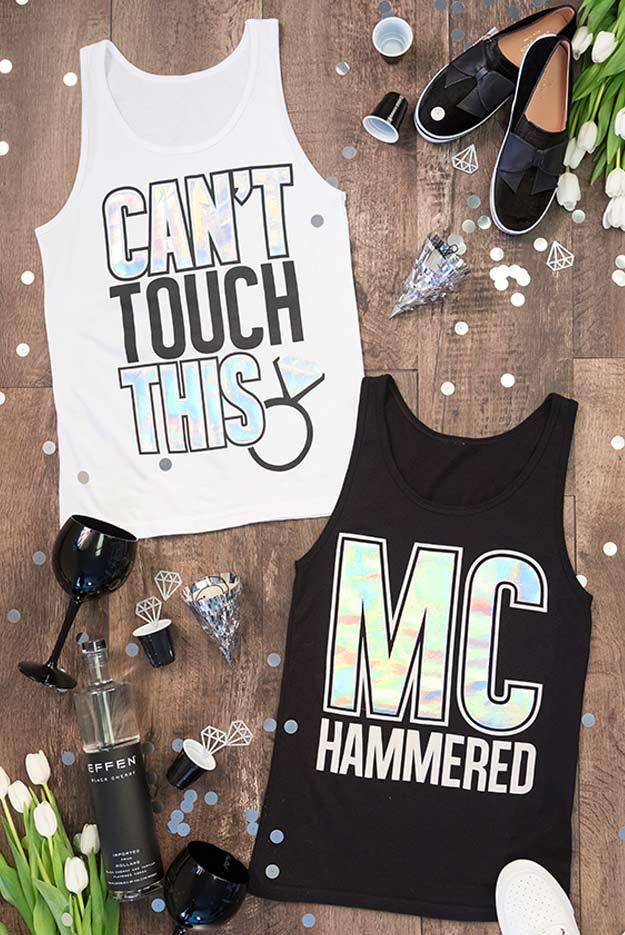 Bachelorette Party Shirts - MC Hammered | Can't Touch This - Puritific