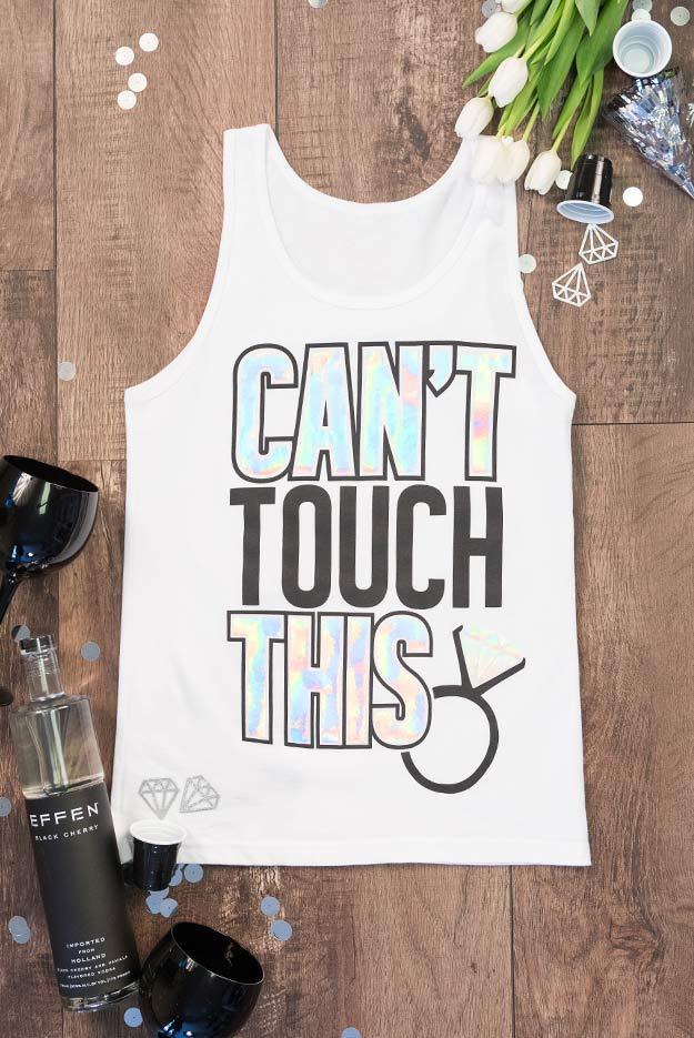 Bachelorette Party Shirts - MC Hammered | Can't Touch This - Puritific