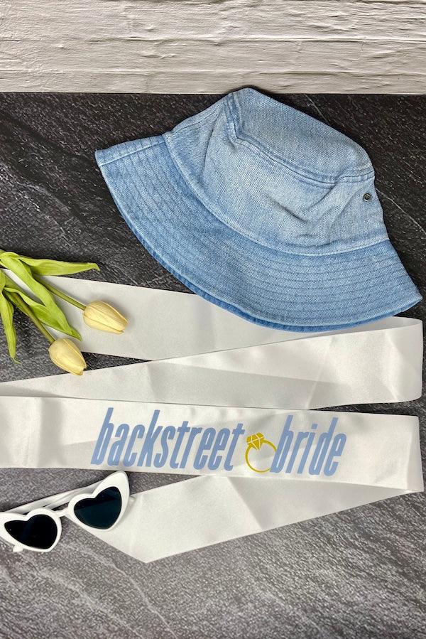 Backstreet Bride Bachelorette Party Sash and Enamel Pin - Puritific