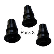 Bakelite Black E14 Light Bulb Lamp Holder Holder Pack 3~2467-0