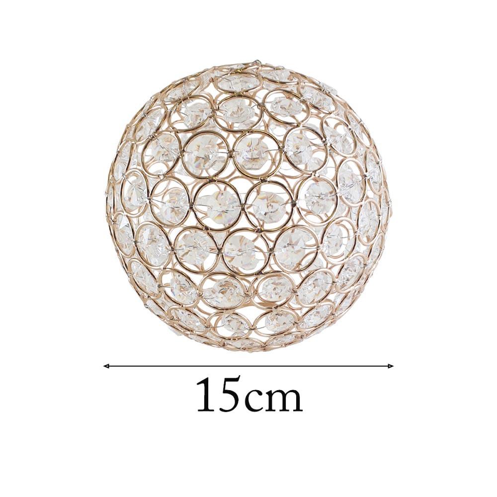 Ball Shape Crystal Modern Lamp Shade Ceiling Wall Fitting Lighting Shade~1612-2