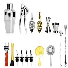 Bar Tool Bag Bartender Tool Kit Cocktail Shaker Wine SetS - Puritific