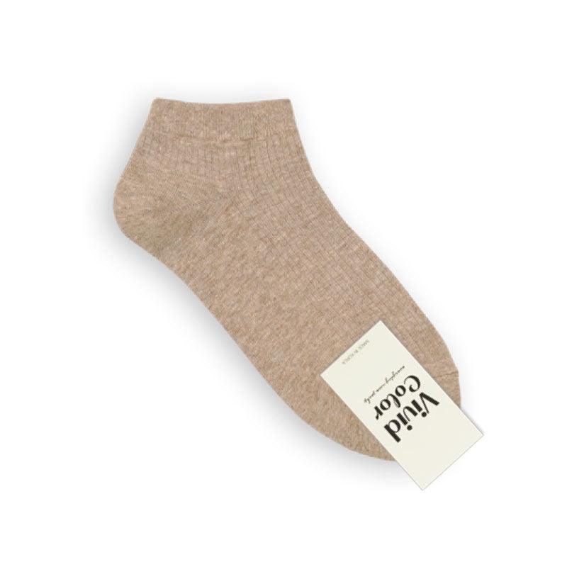 Basic Ribbed Mini Socks-0