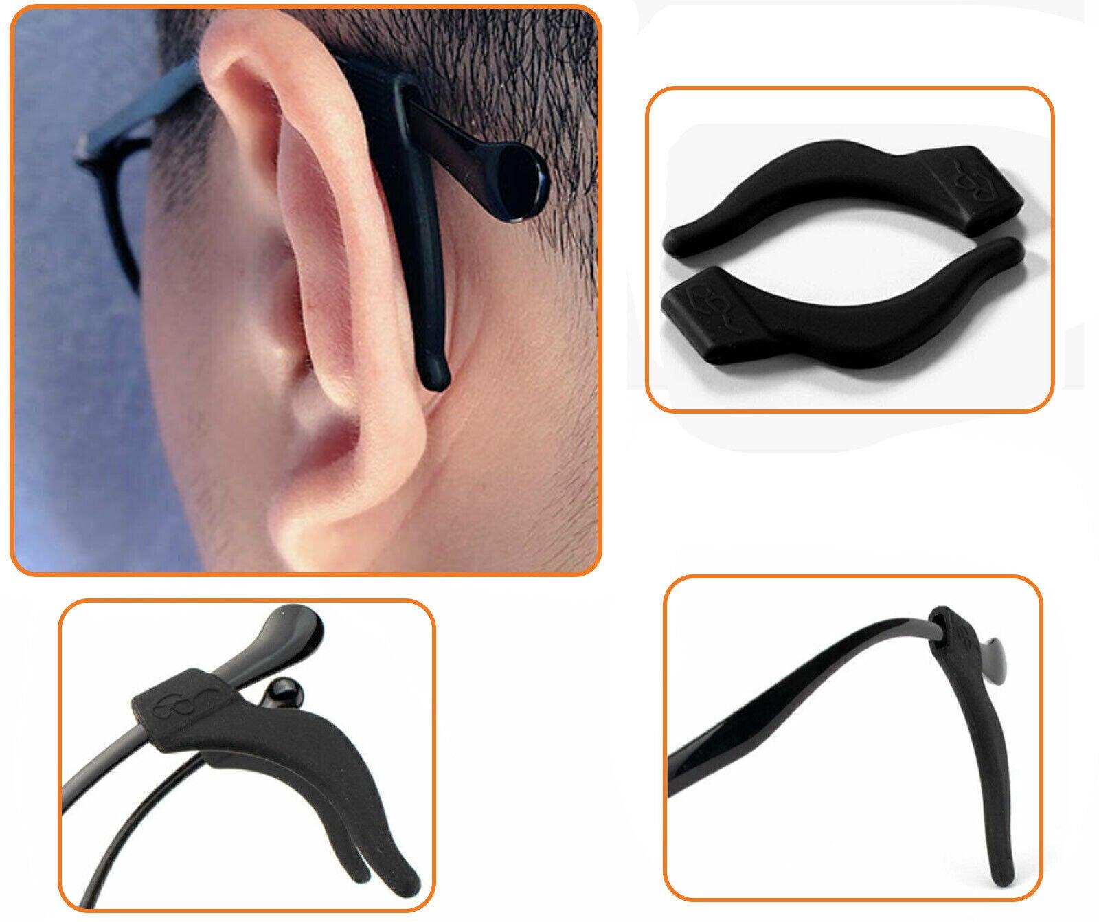 4 Pair Anti Slip Glasses Ear Hooks Tip - Puritific