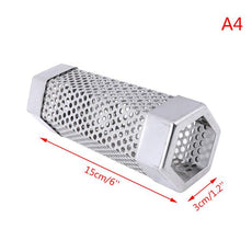 BBQ Stainless Steel Perforated Mesh Smoker Tube - Puritific