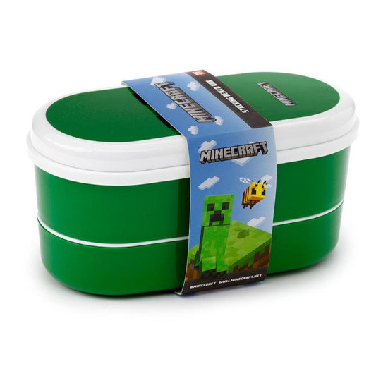 Bento Lunch Box with Fork & Spoon - Minecraft Creeper LBOX85-0