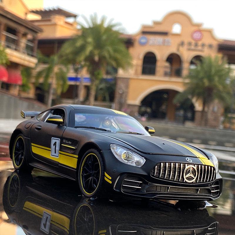 Benzs GT GTR Alloy Racing Car Model - Puritific