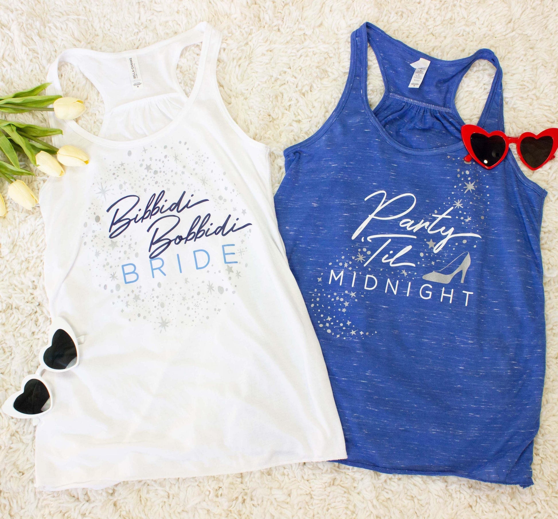 Bibbidi Bobbidi Bride | Party 'Til Midnight Tanks - Puritific