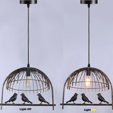 Bird Cage Ceiling Industrial Chandelier Loft Pendant Light With FREE Bulb~2256-6