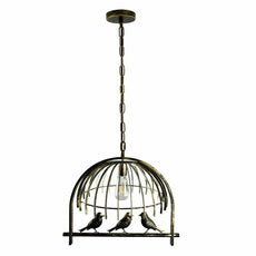 Bird Cage Ceiling Industrial Chandelier Loft Pendant Light With FREE Bulb~2256-8