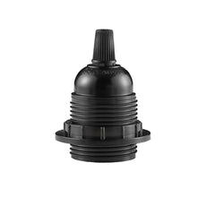 Black Bakelight with thread and without ring Lamp holder~3652-5