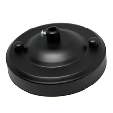 Black Ceiling Rose Hook Plate Light Fitting~3091-0