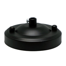 Black Ceiling Rose Hook Plate Light Fitting~3091-3