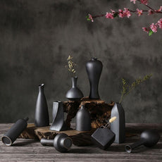 Black Glaze Vase - Puritific