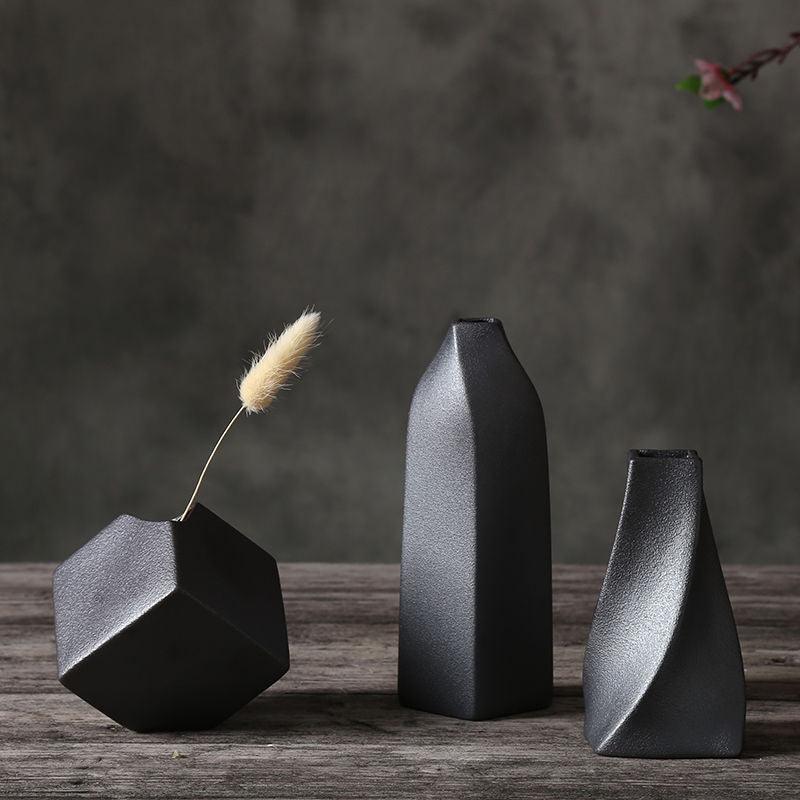 Black Glaze Vase - Puritific