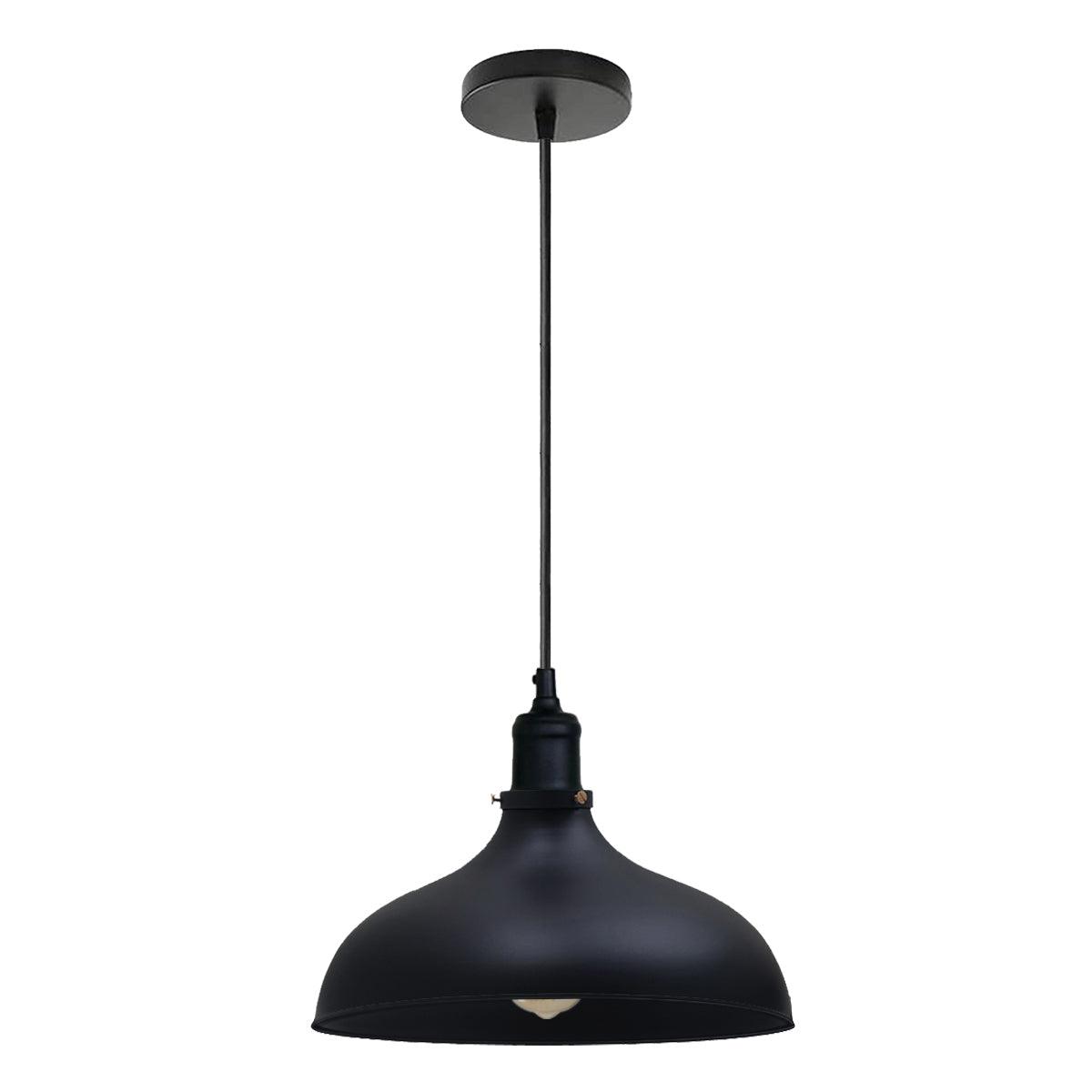 Black Industrial Retro Ceiling Pendant Light~1478-5