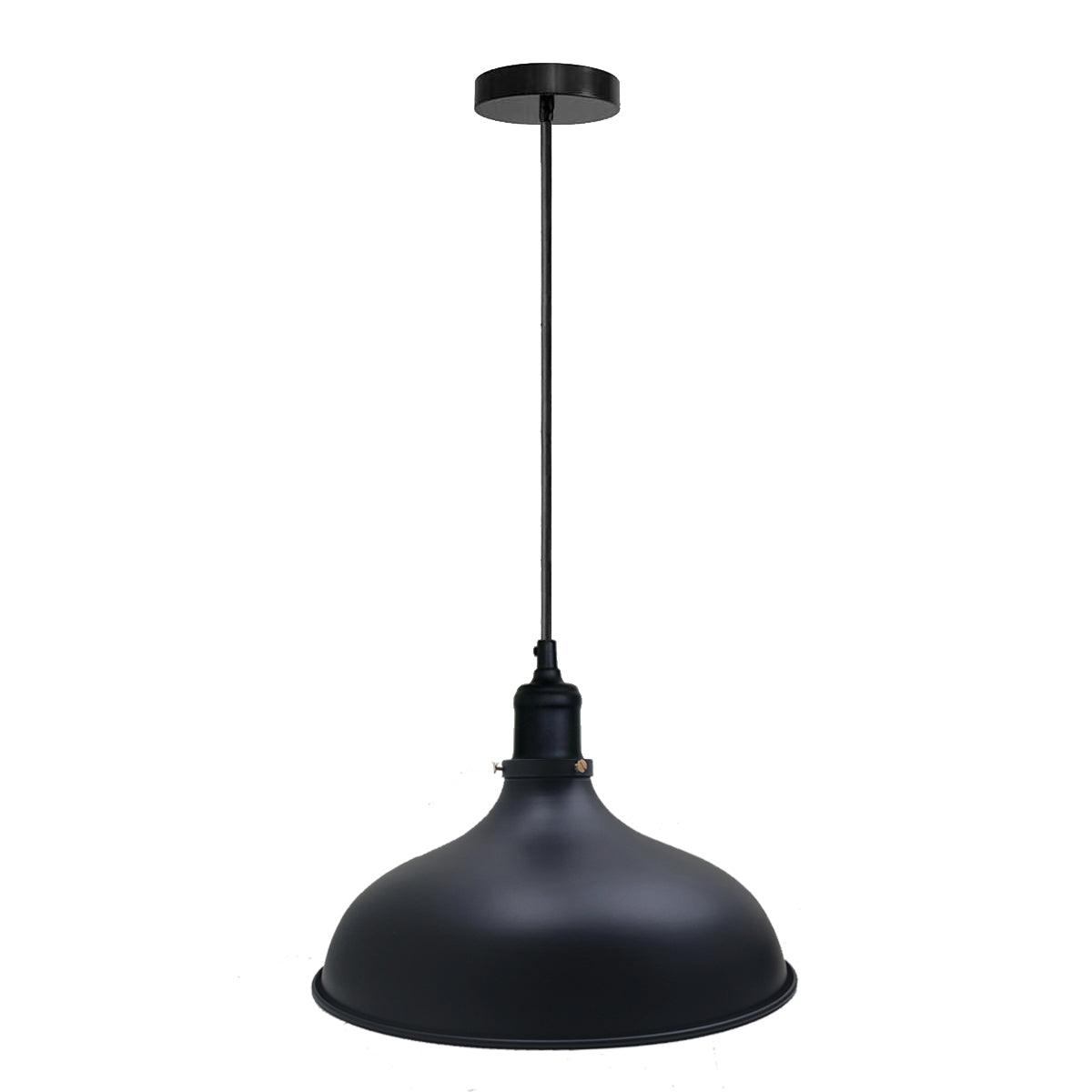 Black Industrial Retro Ceiling Pendant Light~1478-6