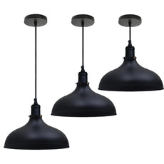 Black Industrial Retro Ceiling Pendant Light~1478-8