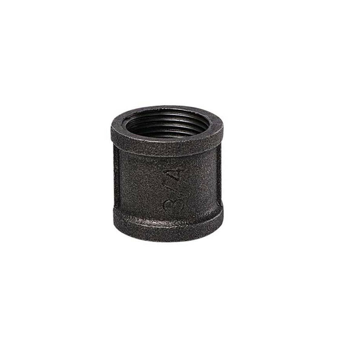 BLACK MALLEABLE IRON PIPE FITTING BSP 3/4" - JOINT CONNECTORS~1247-2