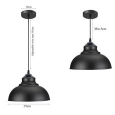 Black Modern Pendant Light Curvy Ceiling Hanging Lights~1510-2