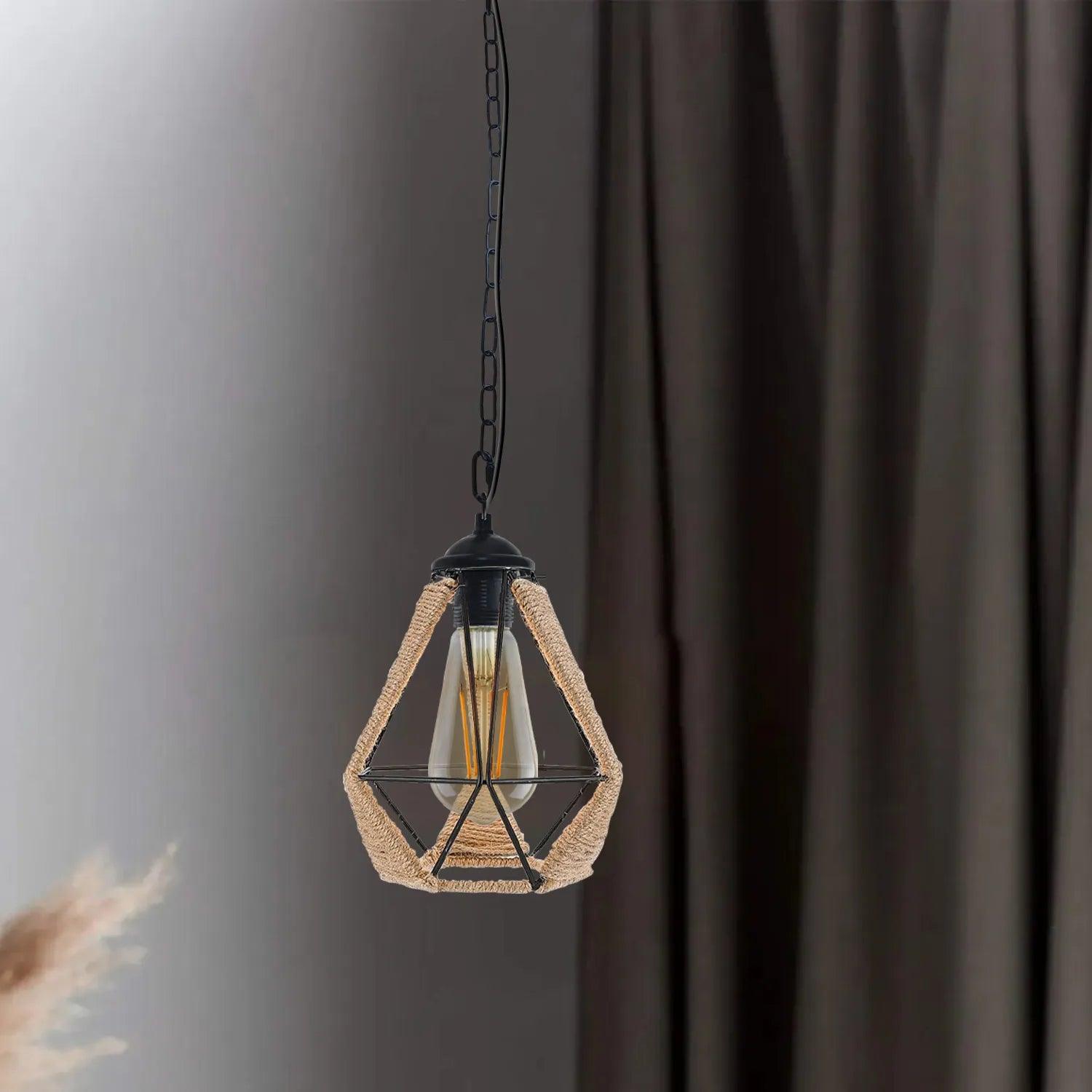 Black Pendant Light Fixture,60cm Lighting Hanging Pendant Lamp Fixture Chain ~4443-10