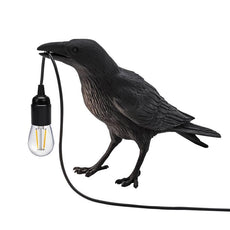 Black Raven Shape Rasin Bird Table Lamps / Desk lamp~4780-12