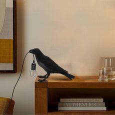 Black Raven Shape Rasin Bird Table Lamps / Desk lamp~4780-2