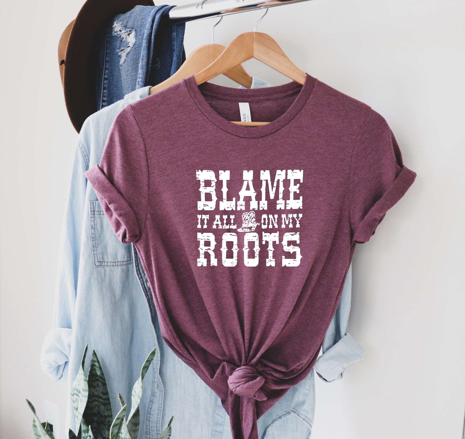 Blame it All on My Roots Unisex Shirts, Cute Shirts - Puritific