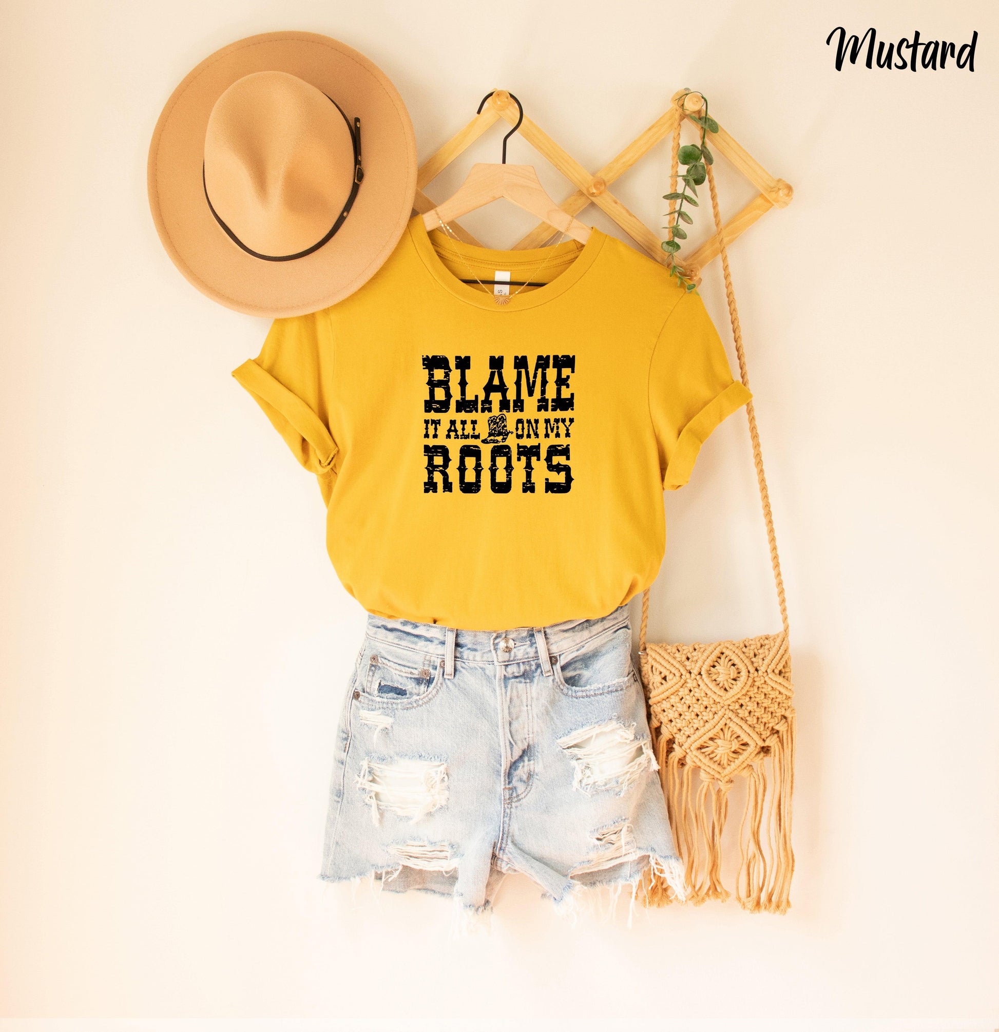 Blame it All on My Roots Unisex Shirts, Cute Shirts - Puritific