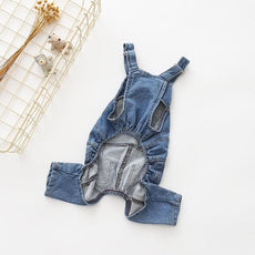 Blue Jeans Dog Overalls - Puritific