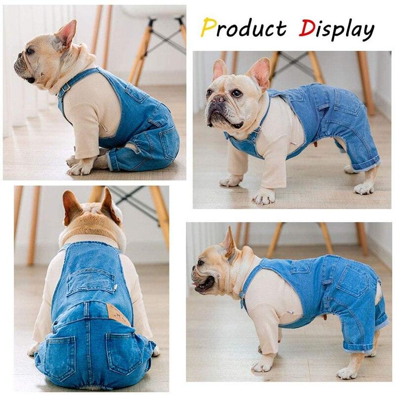 Blue Jeans Dog Overalls - Puritific