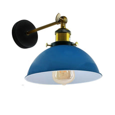 Blue Modern Retro Style Glossy Wall Sconce Wall Light Lamp Fixture~3455-4