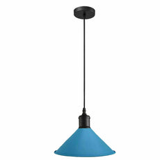 Blue Pendant Lamp Industrial style Decorative Ceiling lamp~1537-0