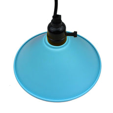 Blue Pendant Modern Flat Ceiling Light Lampshade Chandelier~3174-1