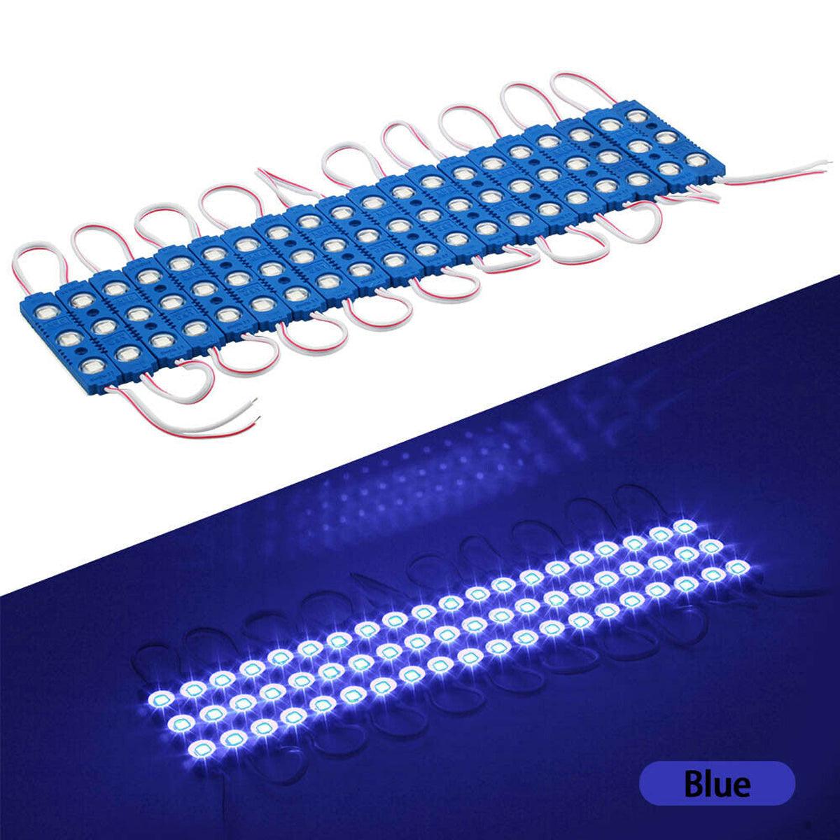 Blue SMD LED Injection Module IP67 DC12V Waterproof High lighted Lamp~2853-1