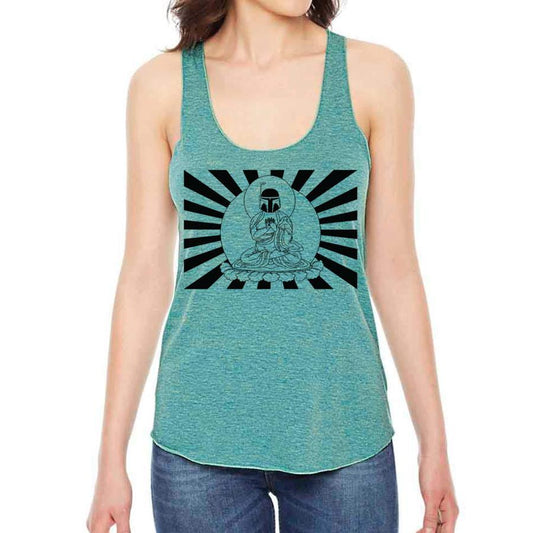 Boba Fett Buddha Star Wars tank top - Puritific