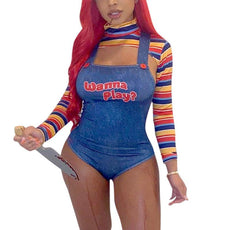 Bodysuit Killer Doll Costume Set - Puritific