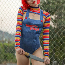 Bodysuit Killer Doll Costume Set - Puritific