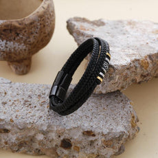 Braided Leather Bracelets for Men - Puritific