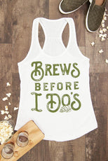 Brews Before I Do's | Brews with my Babes Bachelorette Party Tank Tops - Puritific