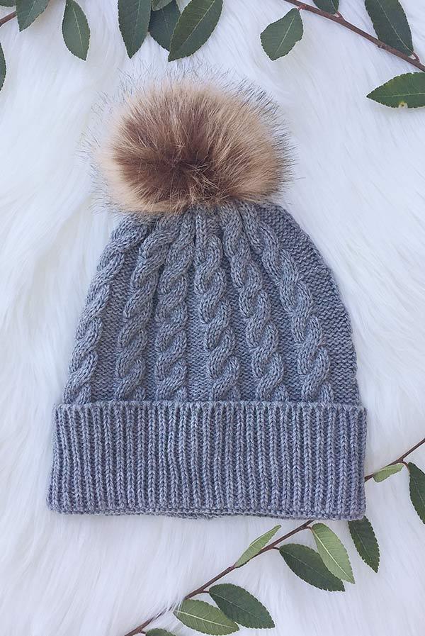 Bride and Bridesmaid Fluffy Pom Pom Beanies | Bachelorette Party Beanies - Puritific