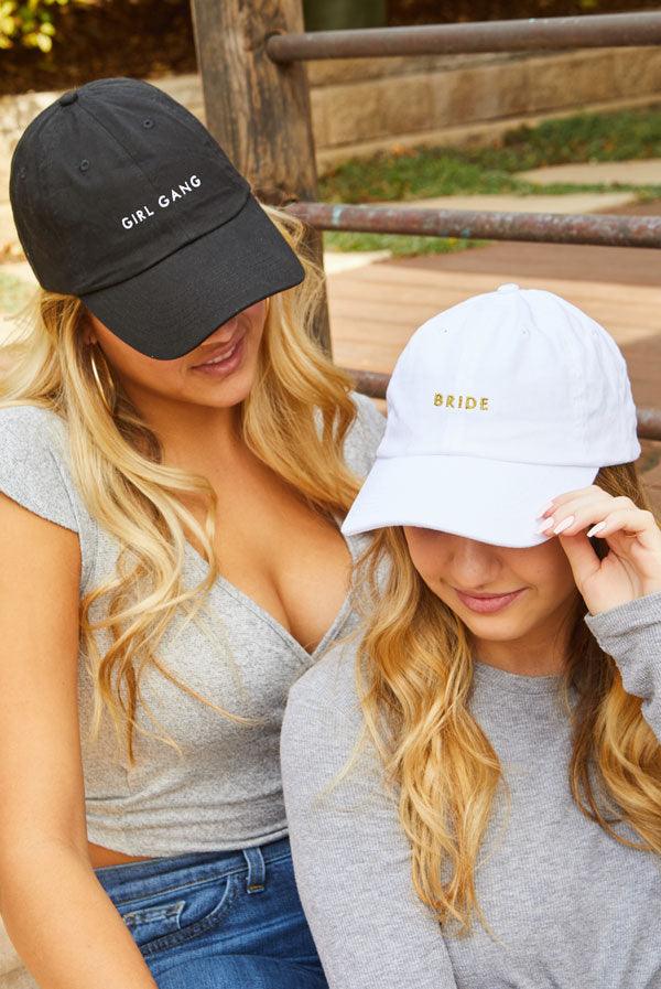 Bride | Girl Gang - Bachelorette party dad hats - Puritific