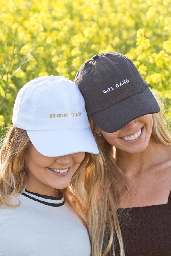 Bride | Girl Gang - Bachelorette party dad hats - Puritific