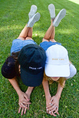 Bride Vibes | Drunk Vibes | Party Vibes - Bachelorette party dad hats - Puritific