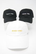 Bride Vibes | Drunk Vibes | Party Vibes - Bachelorette party dad hats - Puritific