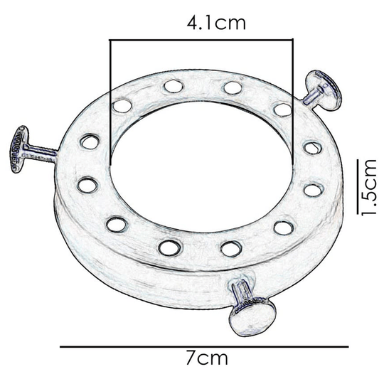 Brushed Brass Lamp Shade Ring for Pendant Light Socket Holder Fitting~1040-1