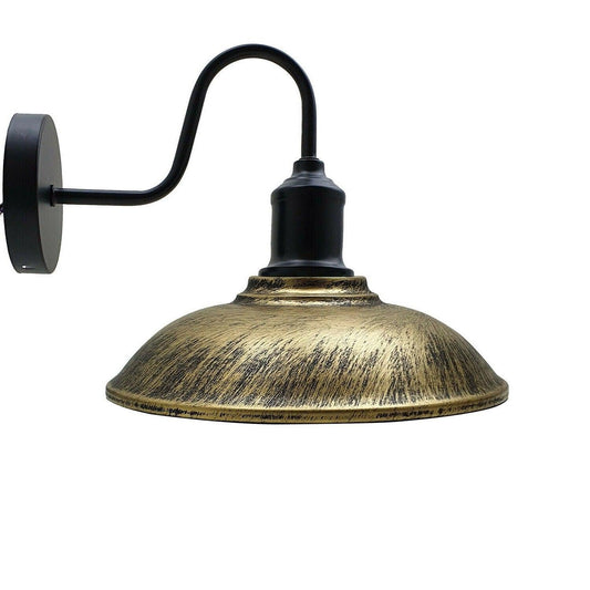 Brushed Brass Metal Wall Lights Industrial Style~1871-0