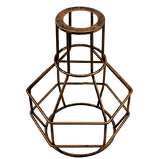 Brushed Copper Bird Wire Nest Cage~2841-0